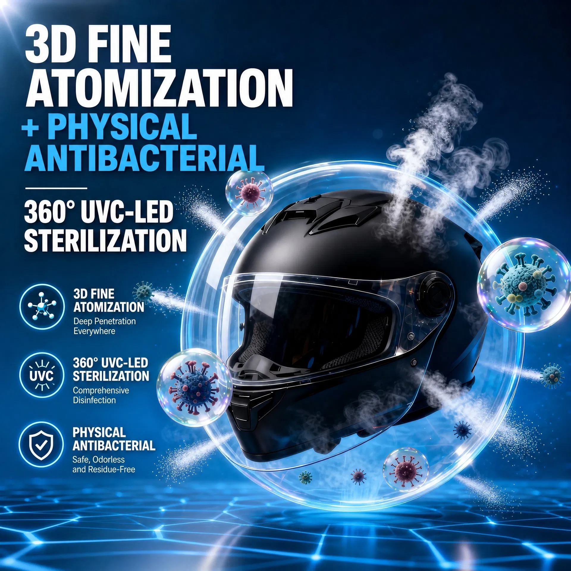 Automatic Smart Ai Self-Service Innovative Sale Clean Desktop Helmet Cleaning Vending Machine