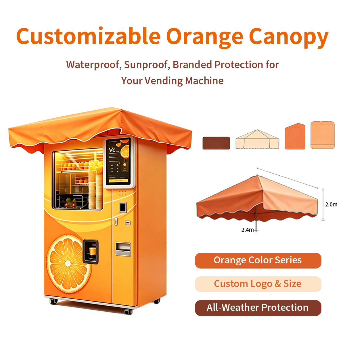 Business Outdoor Small Touch Screen Fruit Drink Orange Juice Dispenser Equipment Vending Machine
