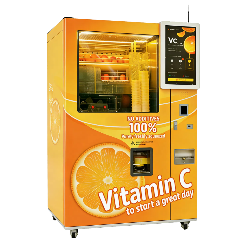 Custom Ai 24 Hours Self Service Beverage Orange Juice Vending Machine for Dispenser Maker Manufacturer Sale Price