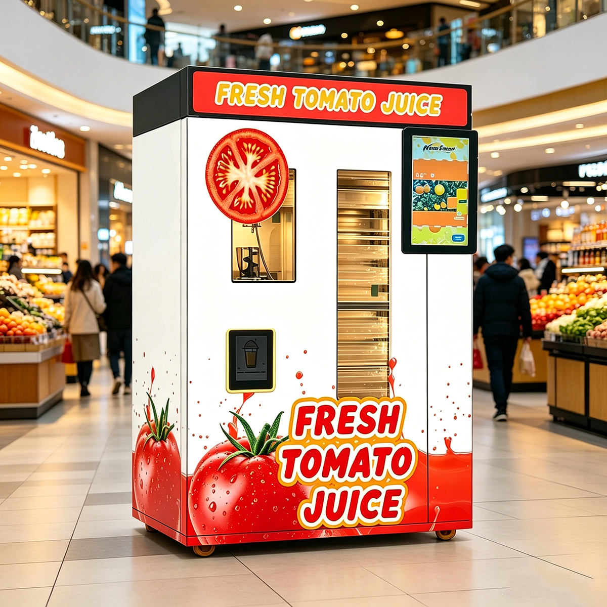 User Friendly Safety Best Seller Modern Tomato Juice Vending Machine