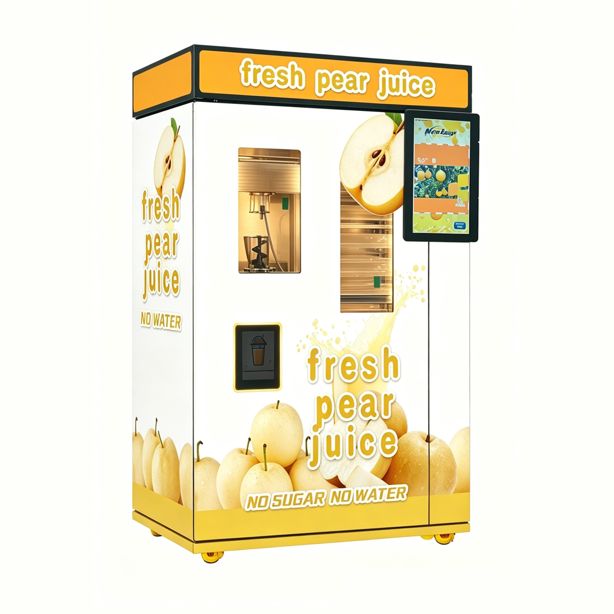 Eco-Friendly Wall Mounted Advanced Water Proof Pear Juice Vending Machine
