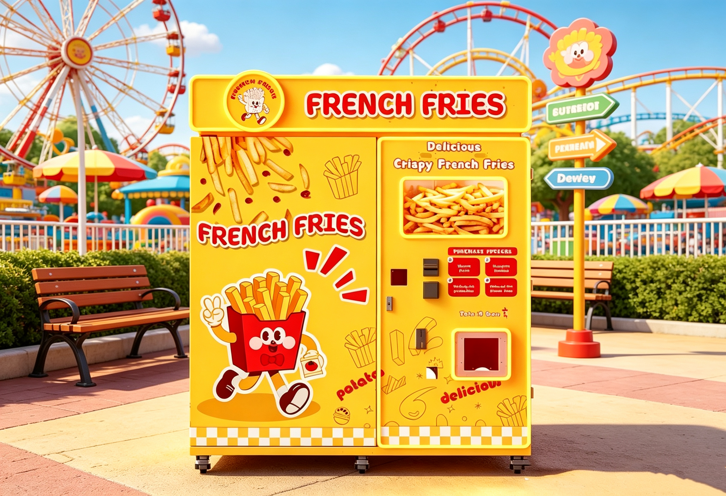 French Fries Vending Machine