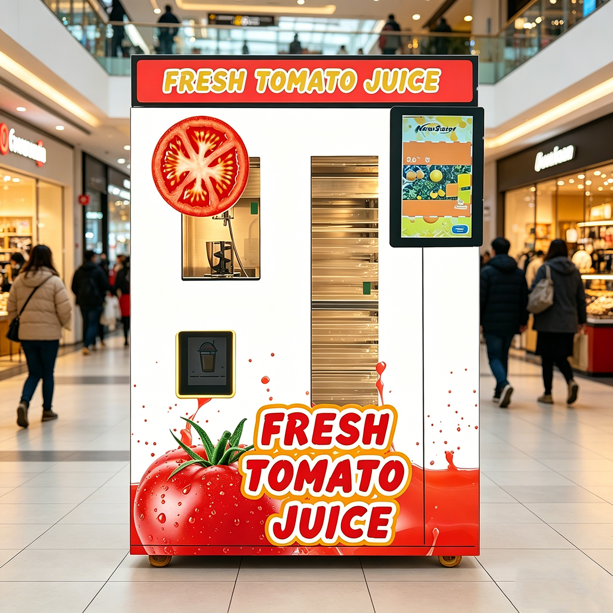 User Friendly Safety Best Seller Modern Tomato Juice Vending Machine