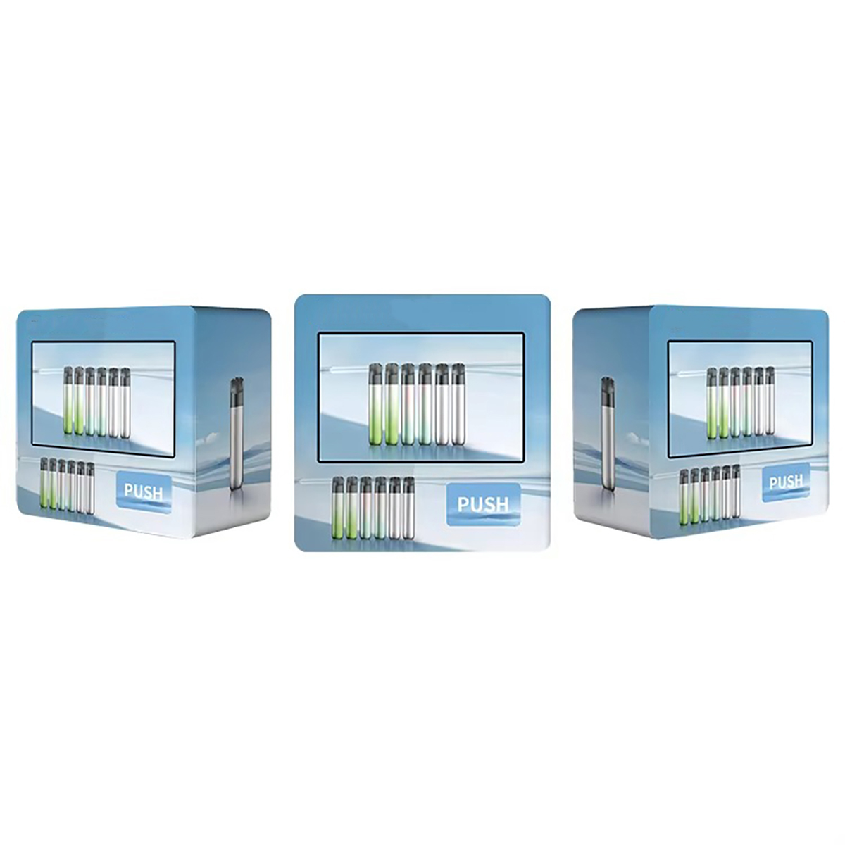 Customized Outdoor Small Beauty Cosmetics Vape Digital Nail Painting Cash Counter Dispenser Wall Mounted Vending Machine