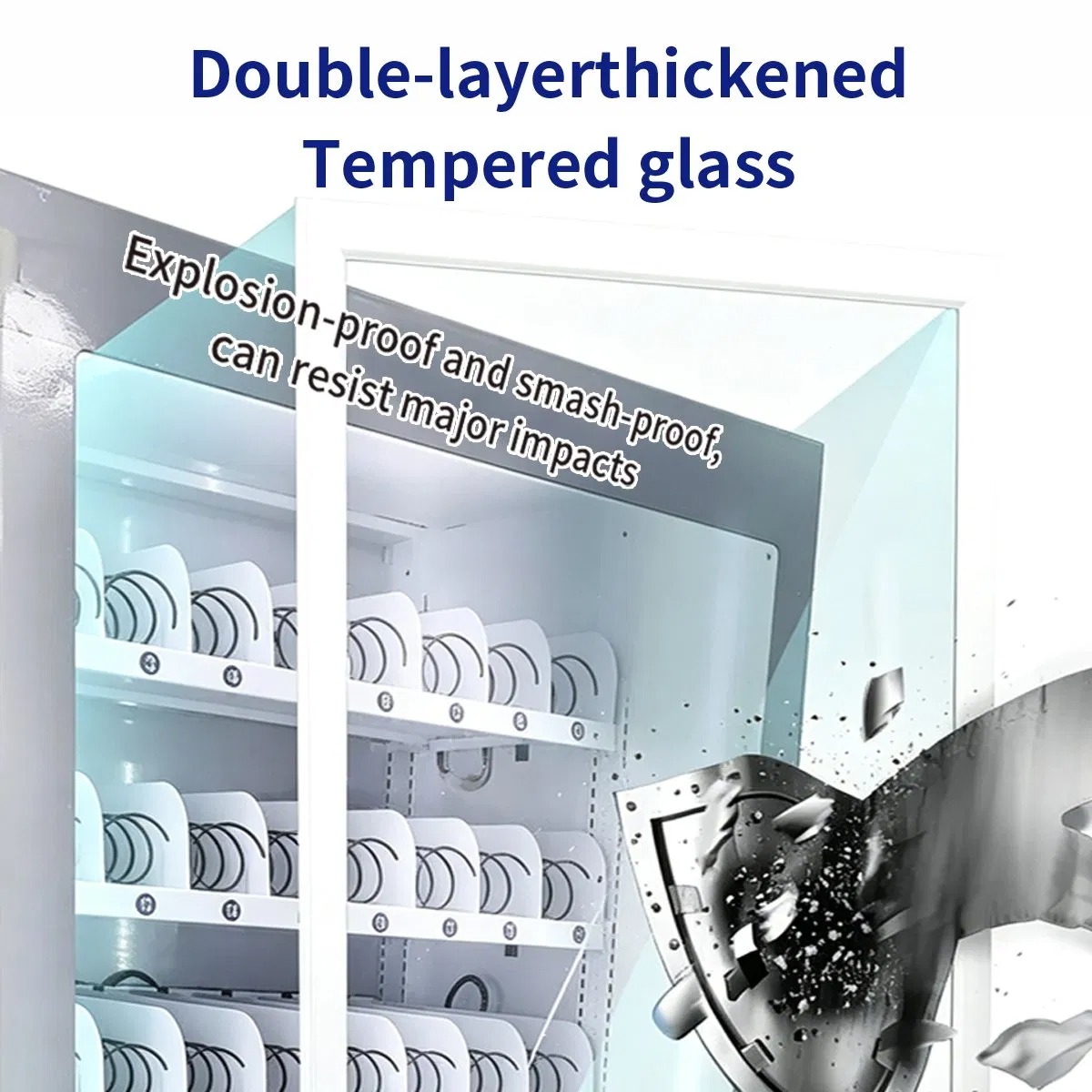 Smart Fully Automatic Vending Machine for Drinks And Snacks