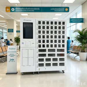 Custom Self Service Medicine Pharmacy Drug Food Beverage Coffee Chocolate Spending Vending Machine with Card Reader