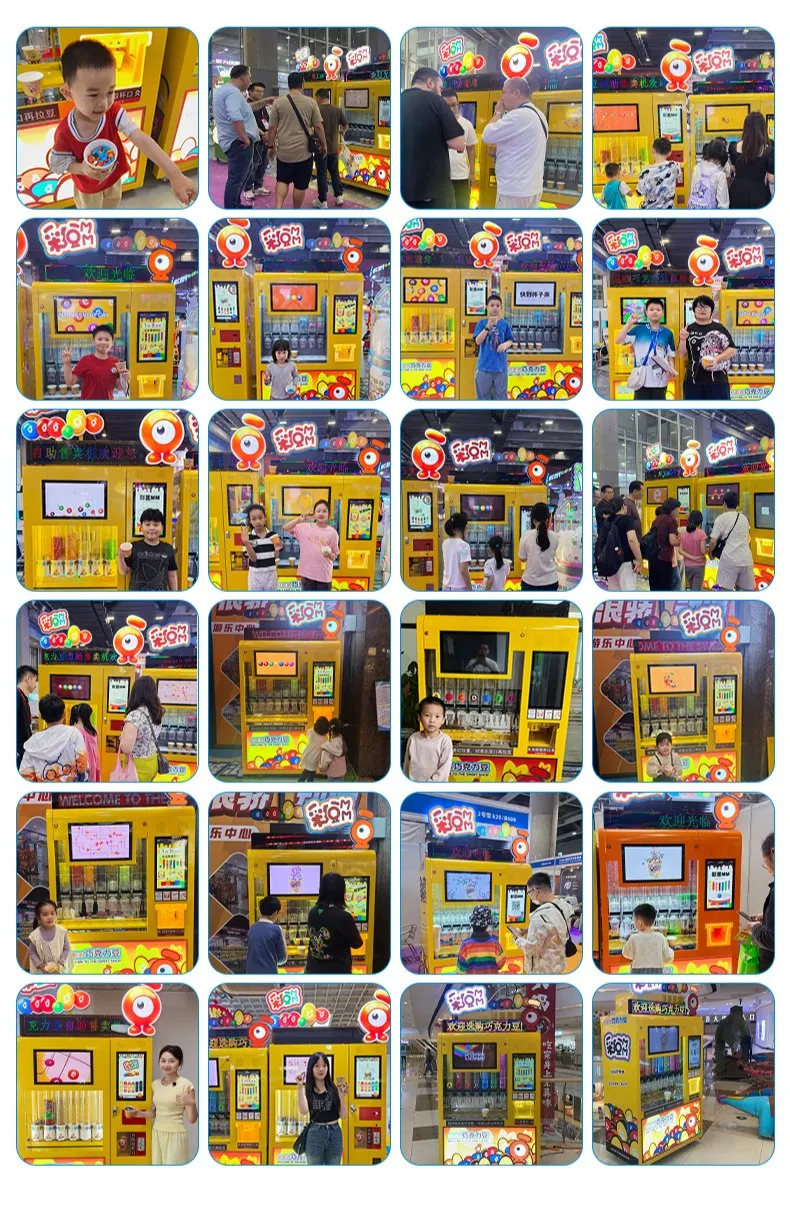 Commercial Candy/Chocolate Bean Vending Machine with Multiple Payment Systems for Shopping Malls