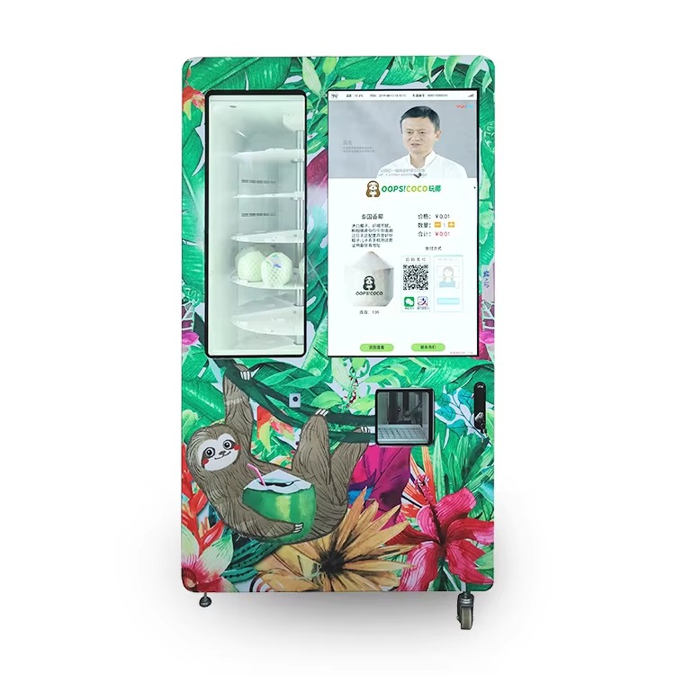 Fast Delivery 24 Hours Best Seller Multi-Functional Coconut Juice Vending Machine