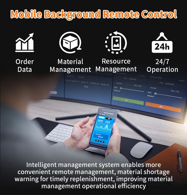 Smart Retail Kiosk Small Outdoor Elevator Touch Screen Business Protein Shake Vending Machine