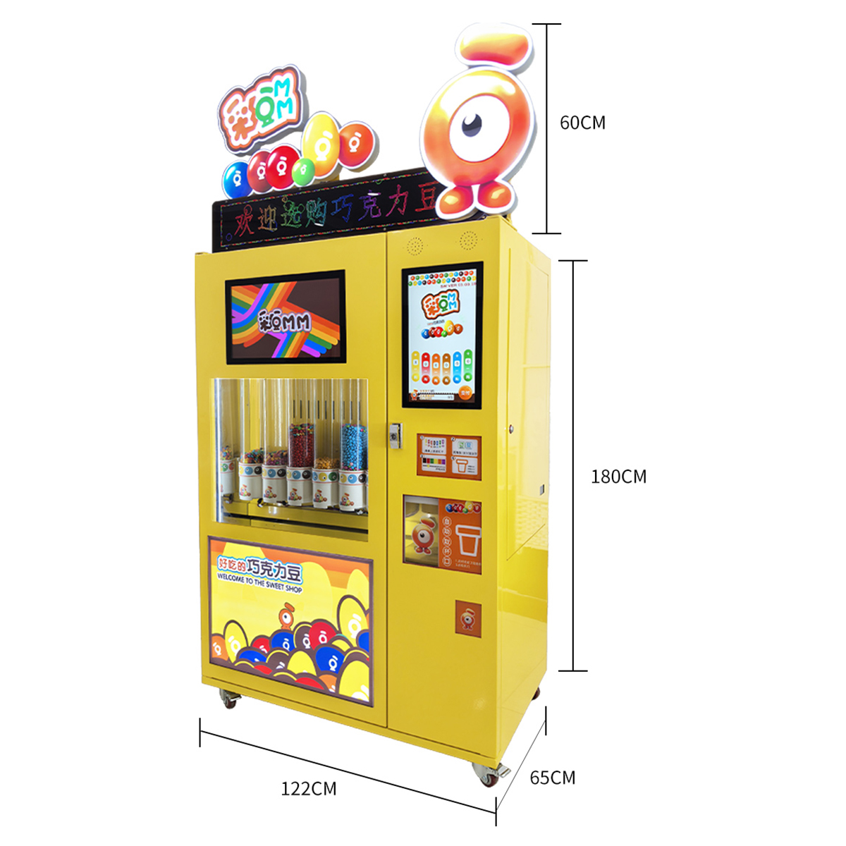 Automatic Candy Dispenser Vending Machine for Businesses Enhanced