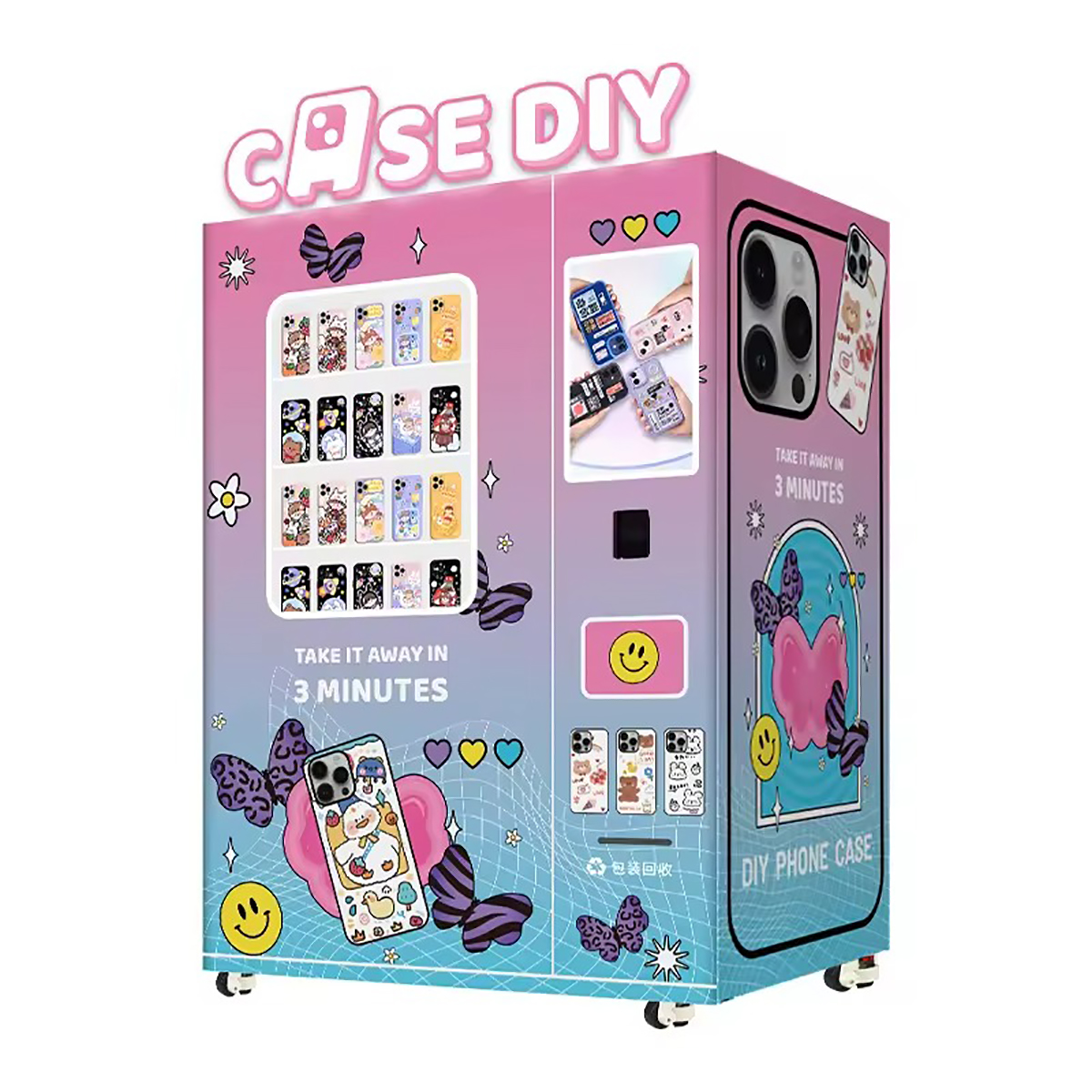 Ai Auto Self Service 24 Hours Innovative Product Photo Booth Phone Case Price Vending Machine for Sale