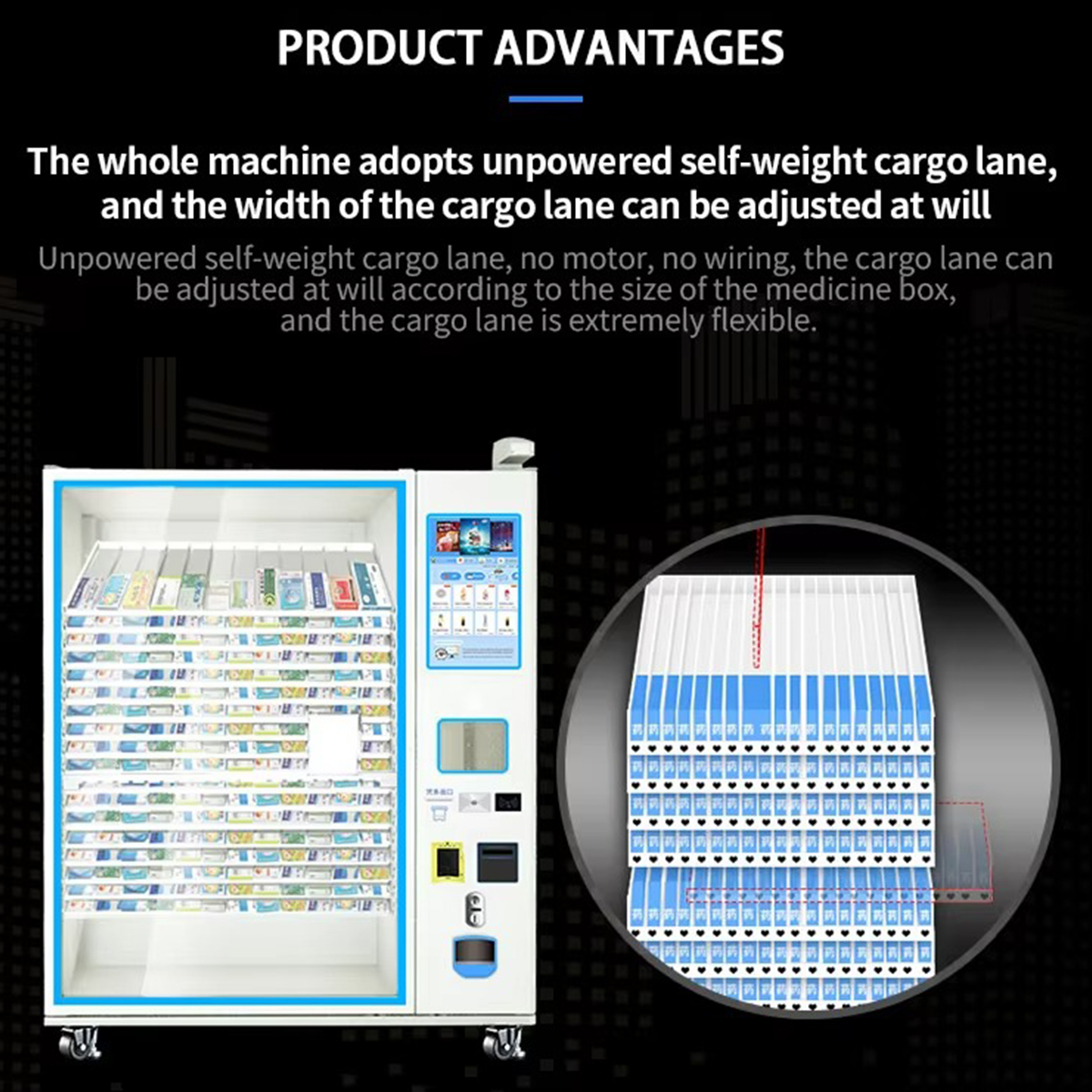 Manufacturer Healthcare Kiosk Medicine Dispensing Tampon Fresh Coin Dispenser Vending Machine for Sale