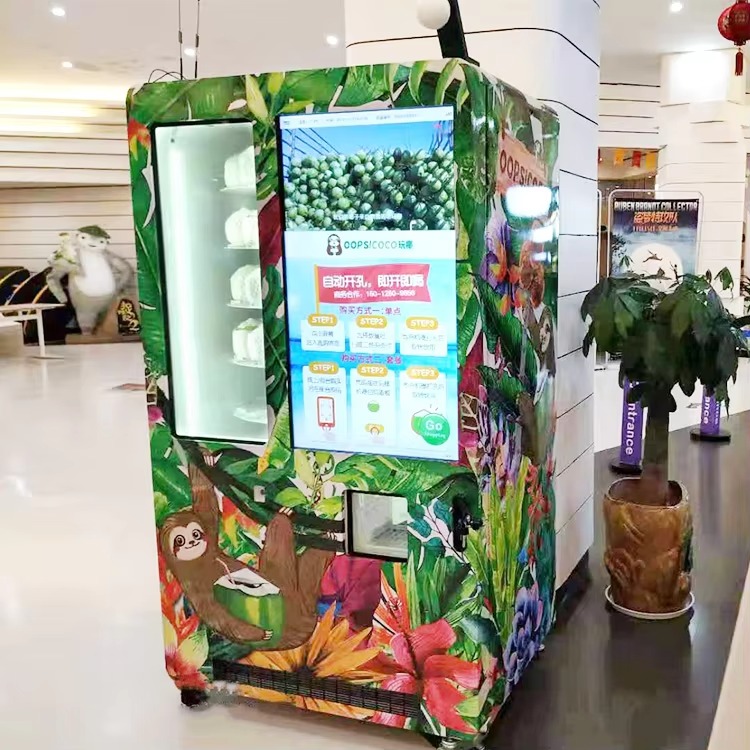 Fast Delivery 24 Hours Best Seller Multi-Functional Coconut Juice Vending Machine
