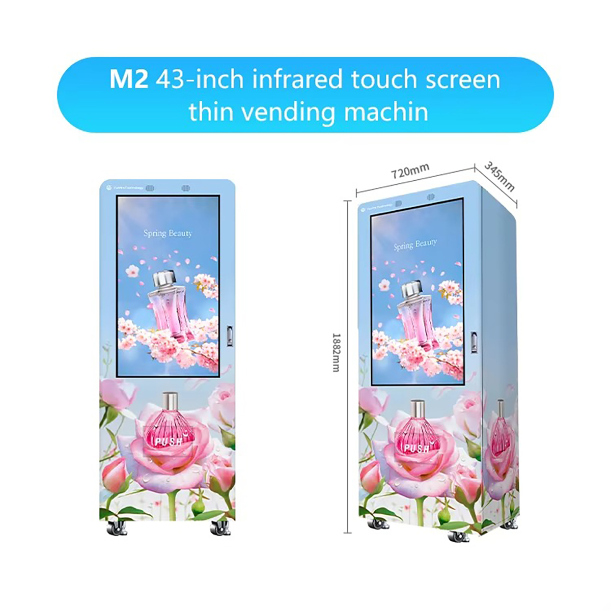 Mini Small Spending Lash Fragrance Perfume Dispenser Vending Machine for Sale
