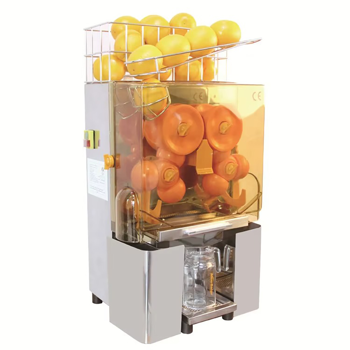 Mini Semi-Automatic Electric Pure Water Fruit Citrus Orange Juicer Juice Extractor Making Processing Vending Machine Sale