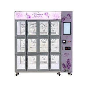 Smart Supreme Combo Retail Dispenser Locker Refrigerated Self Flower Vending Machine