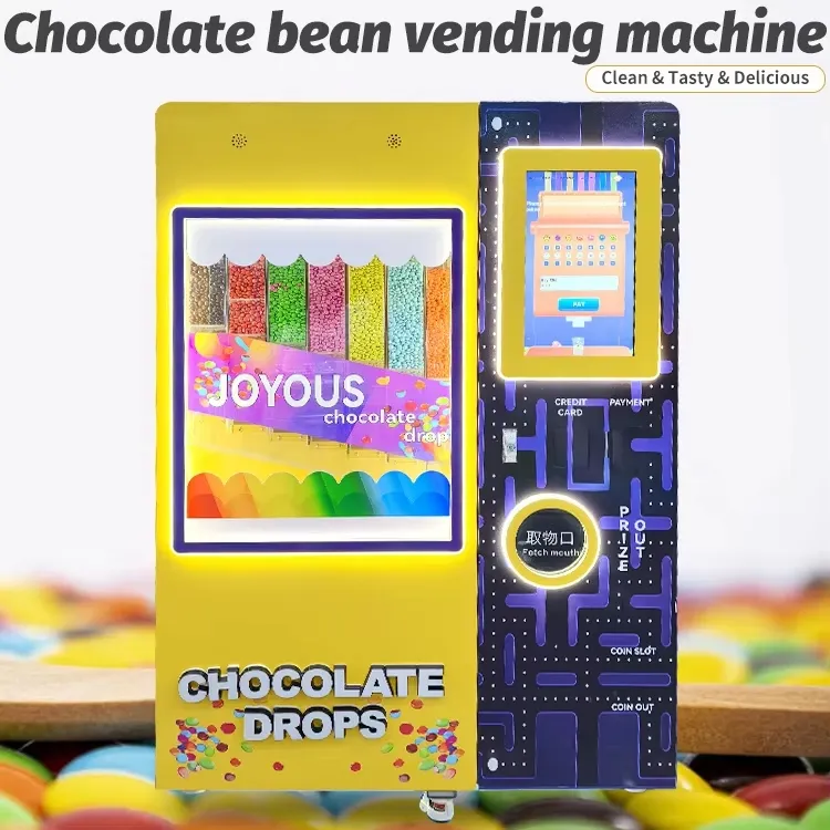 Touch Screen Interactive Chocolate Candy Beans Vending Machine for Mall