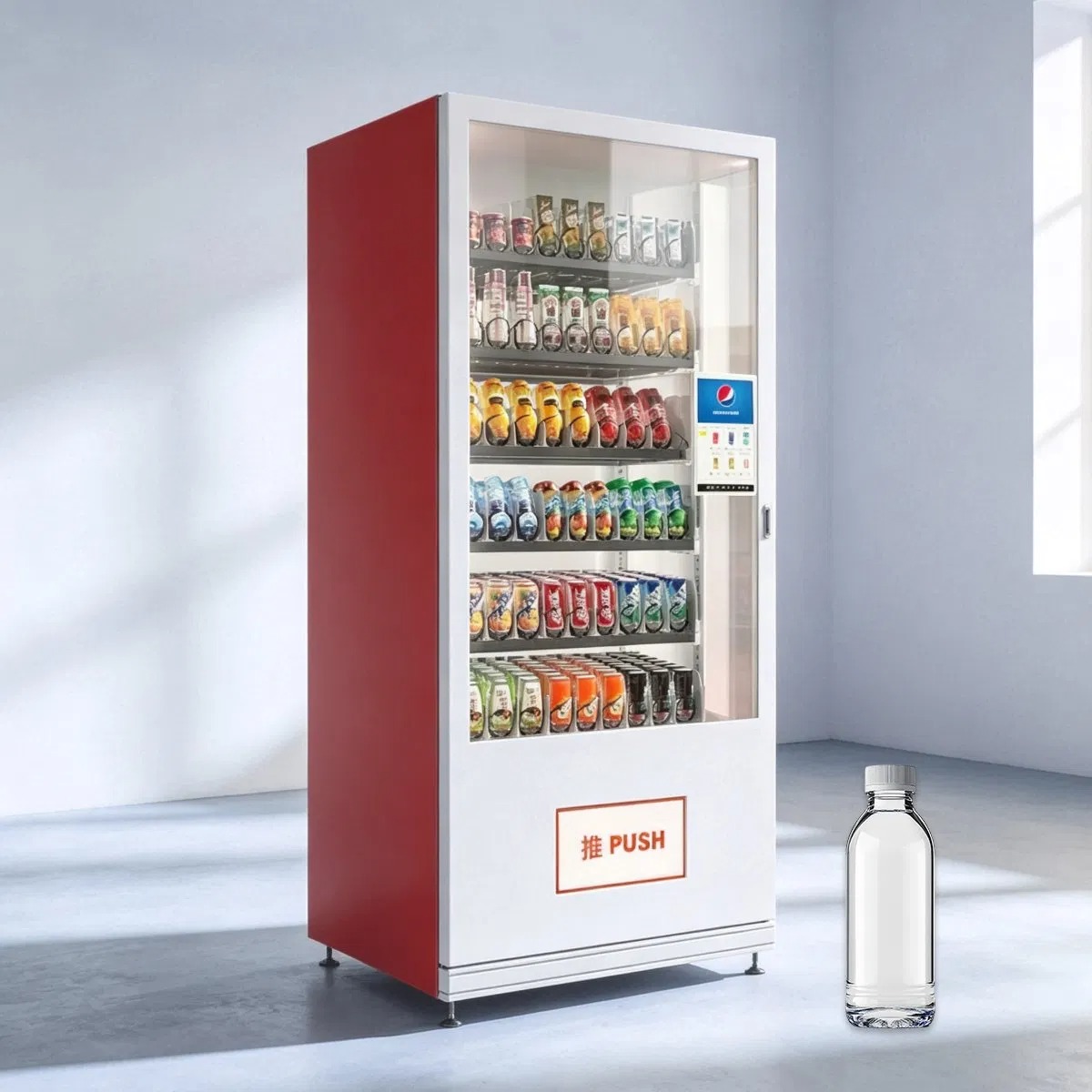 Beverage And Drinks Food Snack Vending Machine Credit Card Reader Cashless Expendedora