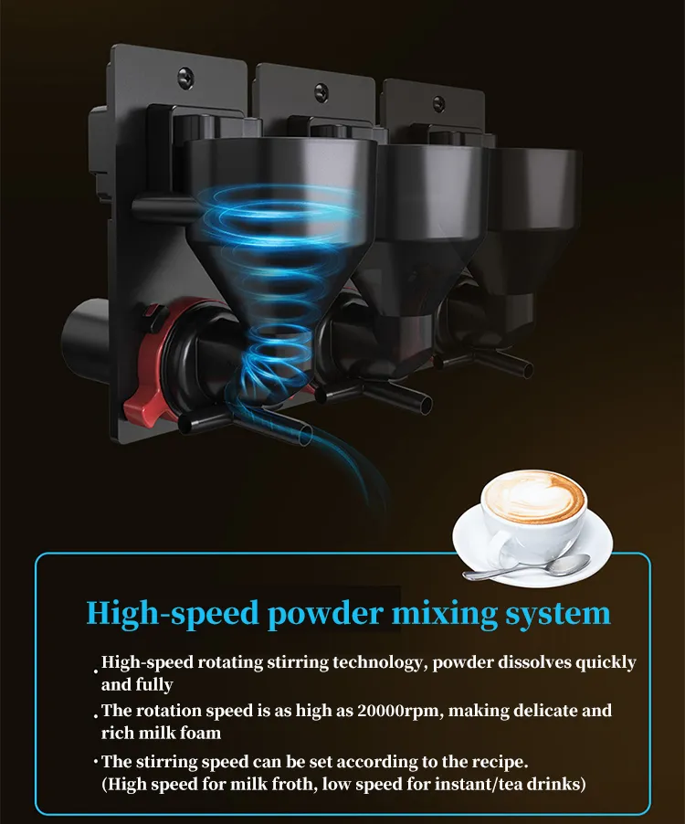 Product Automatic Commercial Water Chocolate Espresso Coffee Innovative Vending Machine