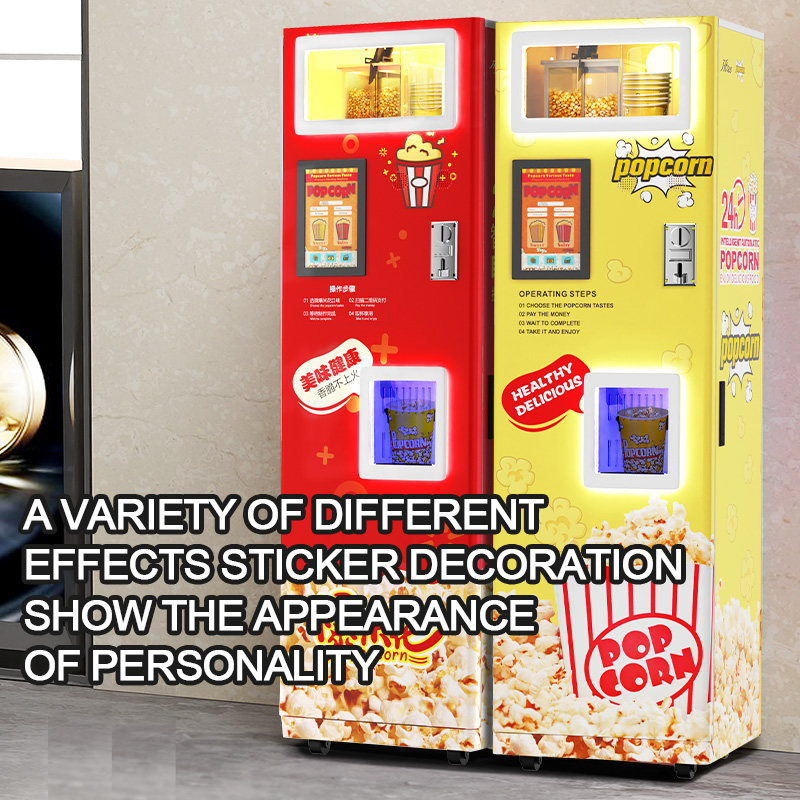 Wholesale Professional Small Automatic Electric Snack Price Popcorn Vending Machine with Card Reader