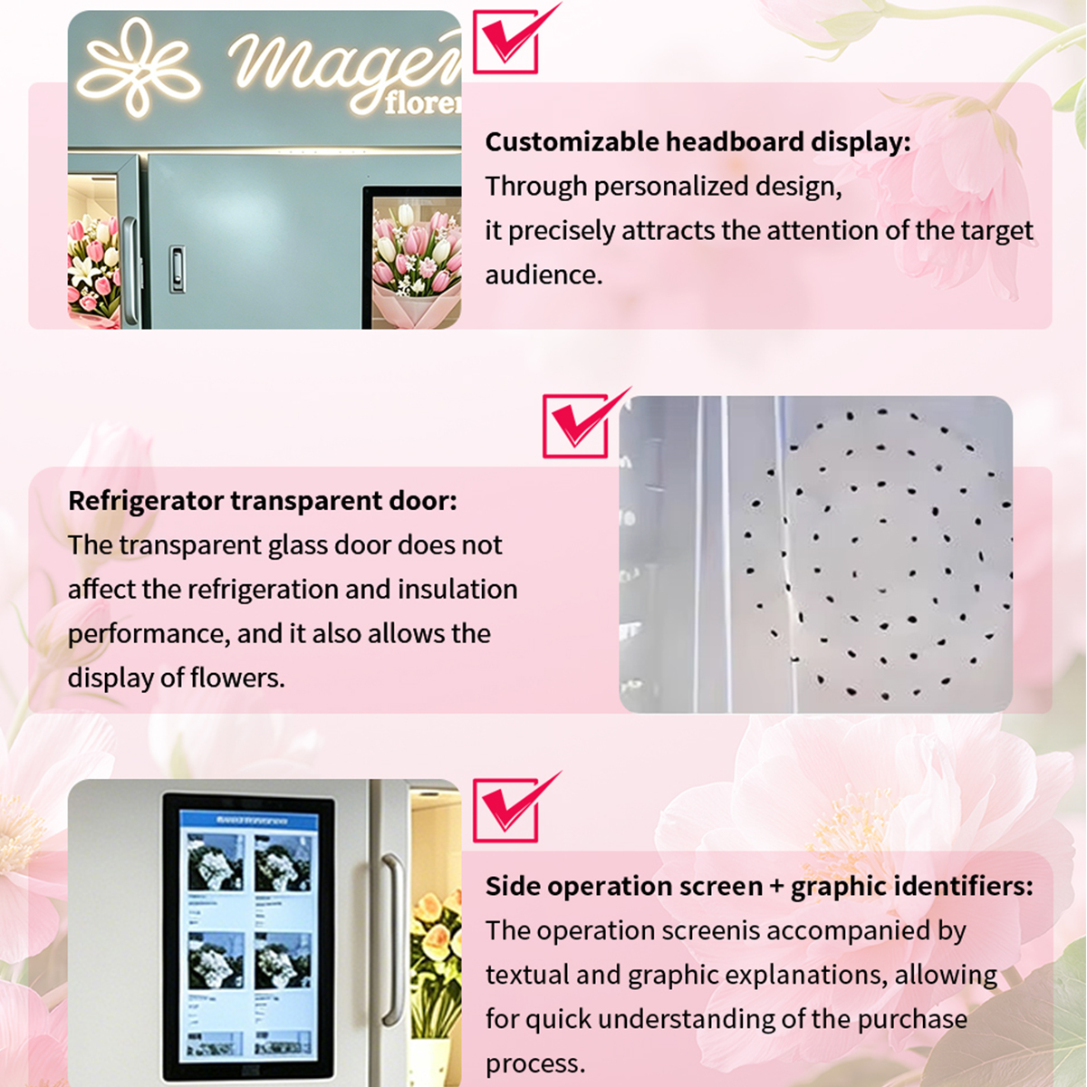 Automatic Maquina Expendedora Auto Cooling Business Price Flower Vending Machine
