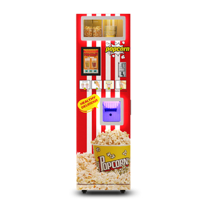 Commercial Sweet Delicious Popcorn Vending Machine with Touch Screen for Cinemas Supermakets